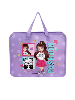 Папка с ручками «Модница», А4, пластиковая, 70 мм, 322×256 мм