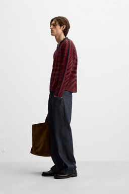 STRIPED KNIT POLO SHIRT - LIMITED EDITION - Zara фото 10
