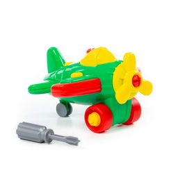 Конструктор-транспорт Самолёт (19 элементов) (в пакете) - Полесье фото 9