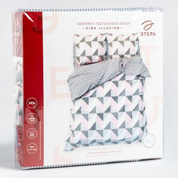 Постельное бельё Этель 1.5 сп Pink illusion 143х215 см, 150х214 см, 70х70 см - 2 шт, бязь 125 г/м2  фото 12