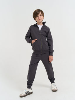 Костюм спортивный Темно-серый 7+ - Bungly фото 2