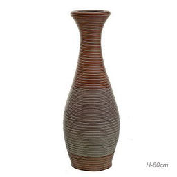 Ваза напольная 60 см Плетенка / 351 /уп 12/ светло-коричневая - Галеонтрейд фото 4