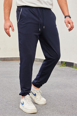 TRENDYOL MAN Lacivert Regular Fit Bask?l? Biyeli Lastik Paca Esofman Alt? TMNSS22EA0121 - Trendyolmilla фото 16