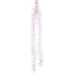 Цена за 10 шт. Мишура 2 м 11 см "Хлопья снега", Белый