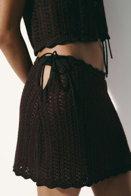 Falda playera efecto crochet - H&m фото 6