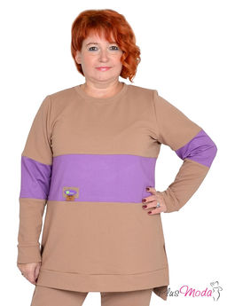 Толстовка Модель №1354 размеры 44-84 - Plusmoda фото 3