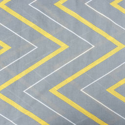 Постельное бельё Этель дуэт Жёлто-серые зигзаги 143х215- 2 шт, 240*220, 70х70-2 шт фото 3