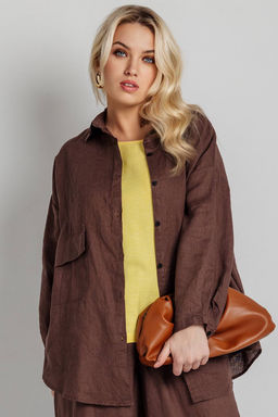 Блузка женская Р95098/01/Коричневый