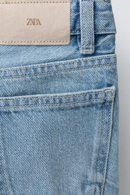 FADED WIDE-LEG JEANS - Zara фото 10