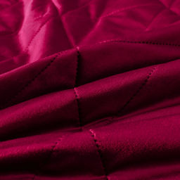 Велюровое покрывало в клетку и одна наволочка OVL035 160*220 - Ситрейд фото 7