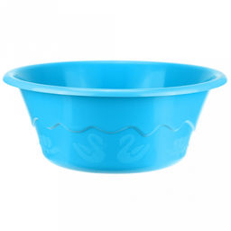 Таз пластмассовый "Надежный" 4л, д29см, 11,5см, особо прочный, лазурь (Россия)