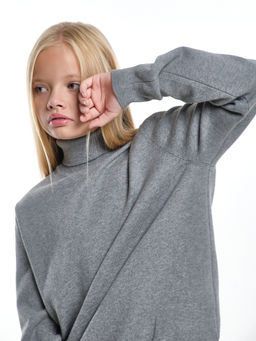 Джемпер (водолазка) 33-12240 т.серый