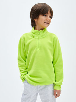 Dik Yaka Polar Erkek ?ocuk Sweatshirt