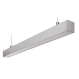 ULO-K10D 22W/4000K/L50 IP65 SILVER Светильник линейный светодиодный подвесной. Белый свет (4000К). 3080 Лм. Алюминий. Цвет серебро. TM Uniel