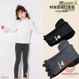 Лосины для девочки теплые