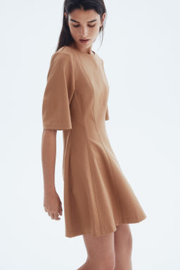 Vestido entallado de sarga - H&m фото 7