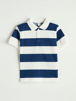 Polo Yaka ?izgili Erkek ?ocuk Ti??rt