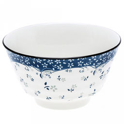 Севилья Пиала фарфоровая 320мл, д11,5х6,5см, с деколью, отводка (Китай)