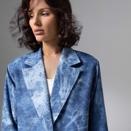 Жакет из джинсы с вышивкой, Игра по правилам шика - Charutti фото 9