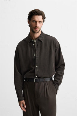 FADED DENIM SHIRT - Zara фото 2