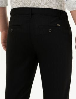 Siyah Slim Fit Kanvas Pantolon - Pierre cardin фото 7