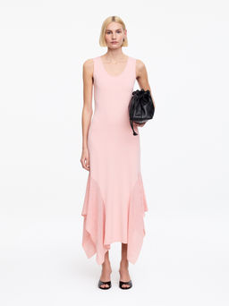 Vestido de punto drapeado - H&m фото 3