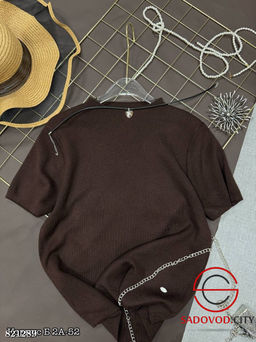 Водолазка женская с коротким рукавом