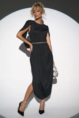 Платье Грация (черный) - Эльза фото 8