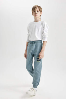 Спортивные штаны НБА Лос-Анджелес Лейкерс для мальчиков - Defacto фото 2