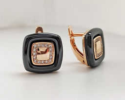 Серьги с керамикой