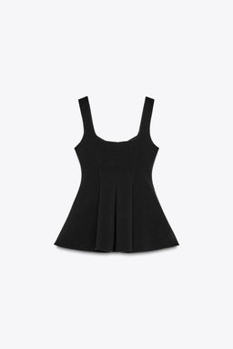 PEPLUM STRETCH TOP - Zara фото 16