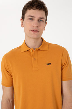 Erkek Regular Fit Polo Yaka Hardal Basic Ti__rt Sepette S_rpriz _ndirim - U.s. polo assn фото 2
