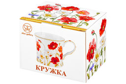 Кружка 250 мл 11,8*8,5*7,5 см Маки NEW BONE CHINA - Elan gallery фото 8
