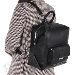 Рюкзак женский 69146 black Velina Fabbiano-Safenta/30 в Новосибирске