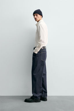 STRAIGHT ANKLE FIT SELVEDGE JEANS