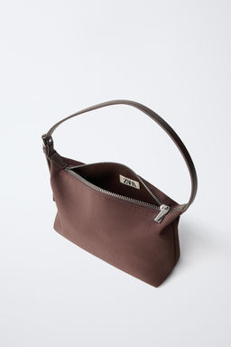 BOLSO SHOULDER NYLON / Marr?n - Zara фото 4