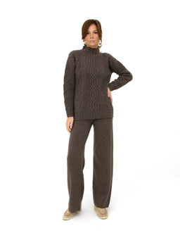 Джемпер из пуха яка 5016 меланж