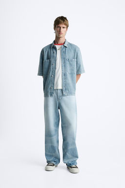 BOXY FIT DENIM GOMLEK