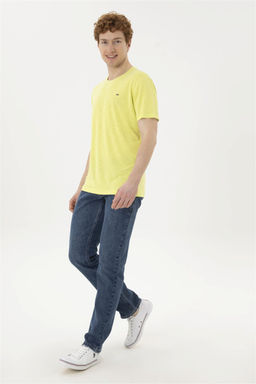 Мужская базовая футболка фисташкового цвета - U.s. polo assn фото 4