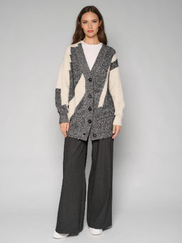 Кардиган женский 12411-54015 black/milk - Eleganzza фото 2