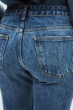 ZW COLLECTION SLIM FIT MID-RISE JEANS - Zara фото 3