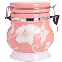 22443 Банка для сыпучих 600мл РОЗЫ LR (х32)