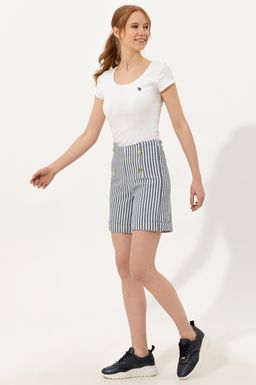 U. S. Polo Assn Женские темно-синие плетеные бермуды-капри - U.s. polo assn фото 10