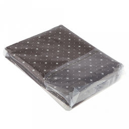 Постельное белье, комплект 1,5 спальный "Корсика" коричневый, 3 предмета: пододеяльник 145х215см, простыня 150х215см, 1 наволочка 50х70см с клапаном-запахом, бязь "Комфорт" 121г/м2, хлопок 100%, упаковка "эконом" ПВХ 32х41х2,5см, "Домашняя мода" (Рос