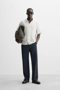 STRIPED TEXTURED SHIRT - Zara фото 9