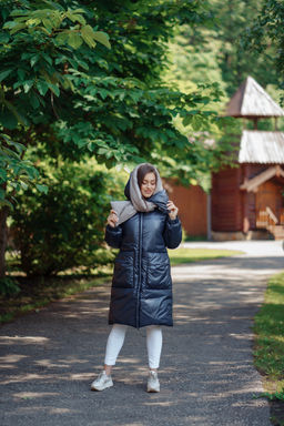 Куртка женская зимняя 22600 (черный/какао) - Kankan фото 6