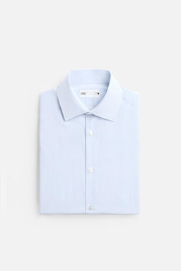 TEXTURED CHECK SHIRT - Zara фото 10