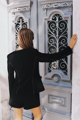 TRIM DETAIL BLAZER - Zara фото 4