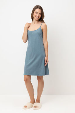 Е 10027/голубой мираж сорочка жен