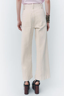 ZW COLLECTION WIDE-LEG HIGH-WAIST JEANS - Zara фото 68